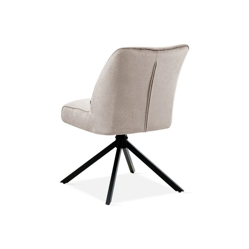 Chaise pivotante en tissu, 60x50xH84CM-OLIVIA