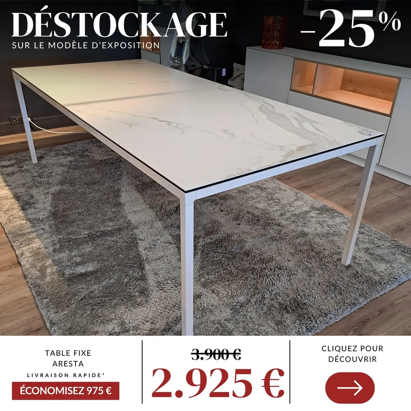 TABLE FIXE - MOBLIBERICA - ARESTA