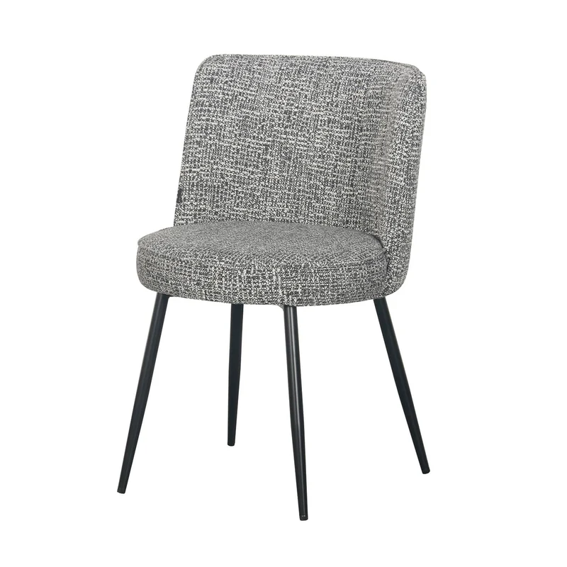 Chaise en tissu, 52x61,5xH80CM - LYDIA