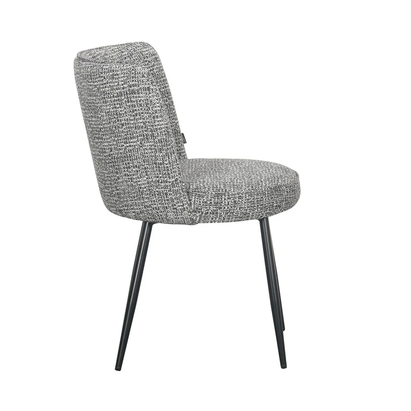 Chaise en tissu, 52x61,5xH80CM - LYDIA