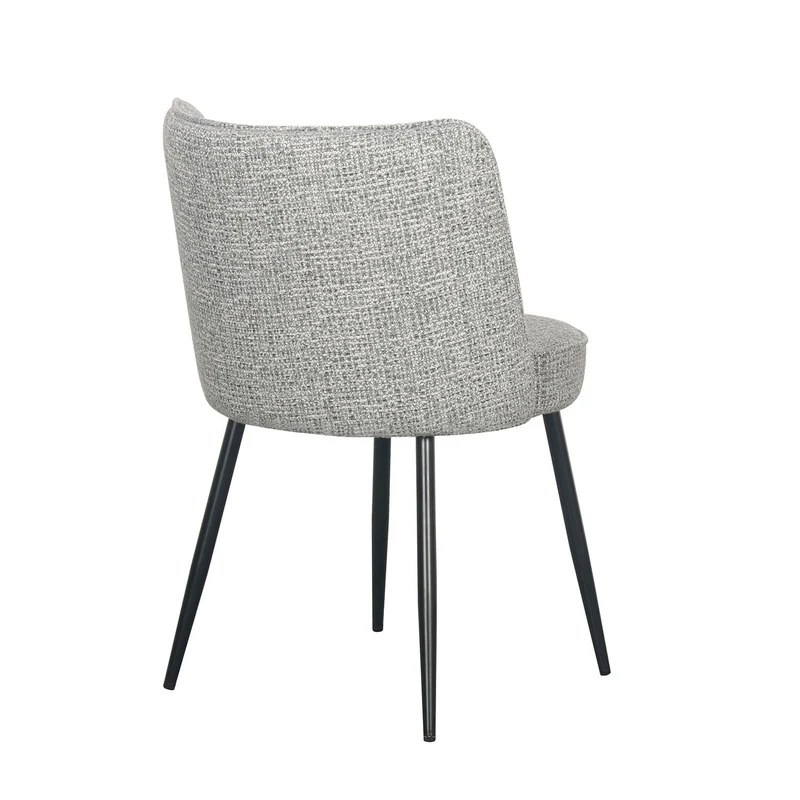 Chaise en tissu, 52x61,5xH80CM - LYDIA