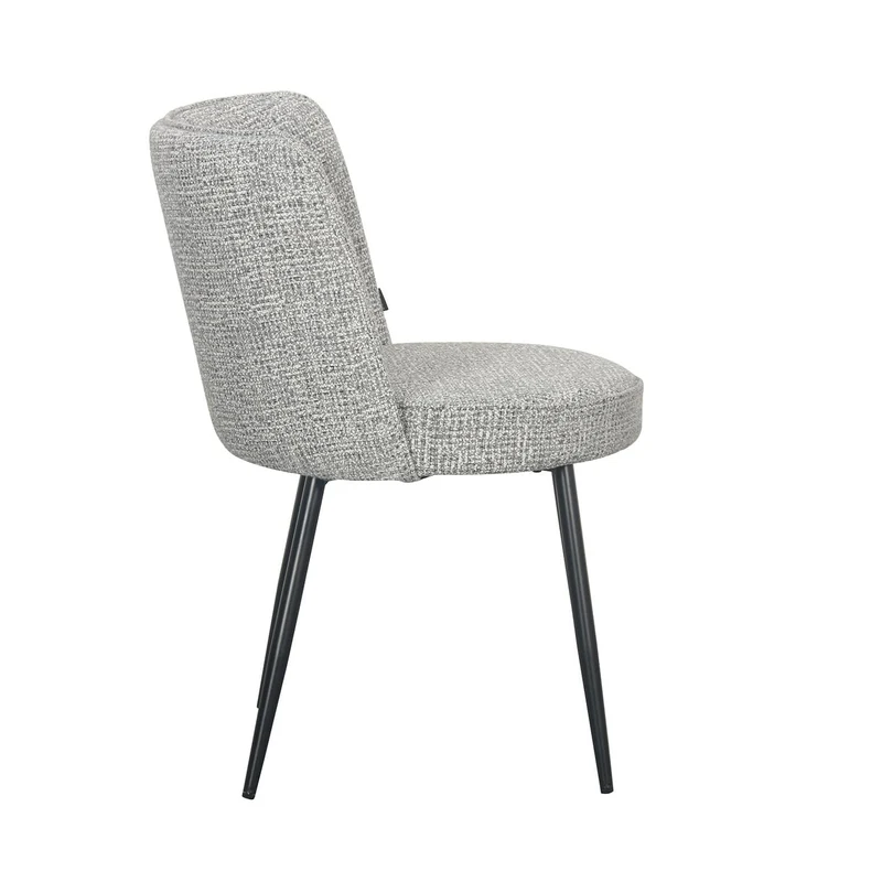 Chaise en tissu, 52x61,5xH80CM - LYDIA