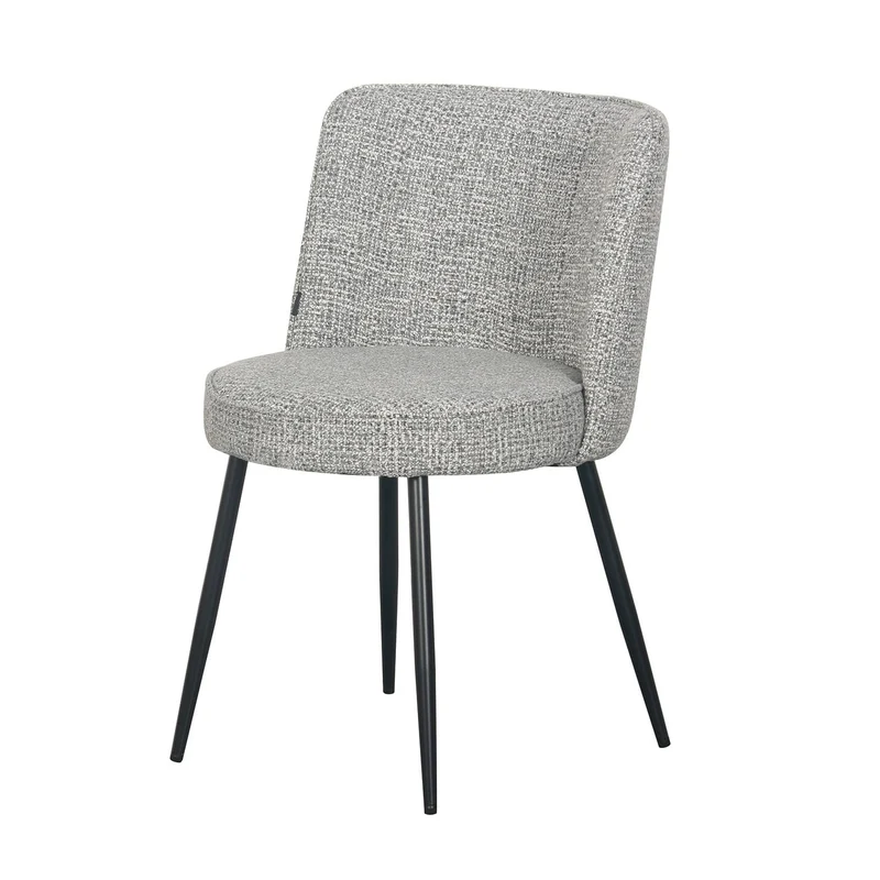 Chaise en tissu, 52x61,5xH80CM - LYDIA