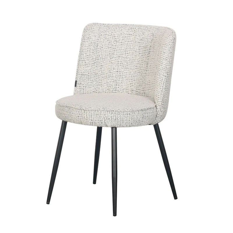 Chaise en tissu, 52x61,5xH80CM - LYDIA