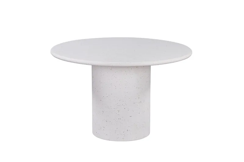 Table en travertin à manger rond, H75CM - HEDDA