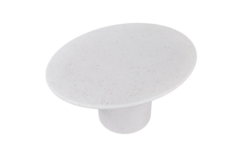 Table en travertin à manger rond, H75CM - HEDDA