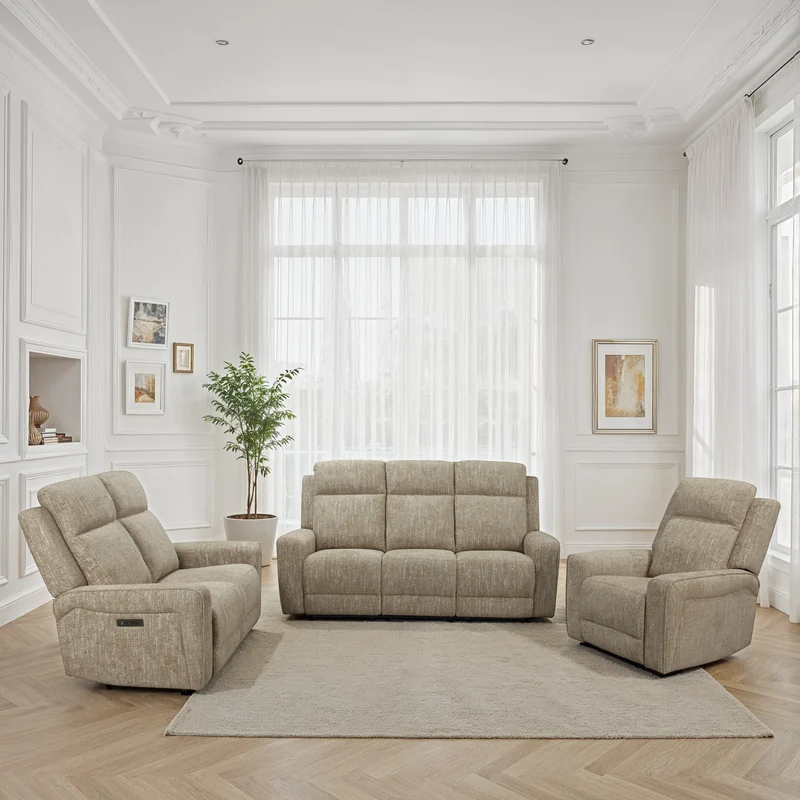 Canapé relax/ fauteuil relax en tissu anti tache - ASTONI