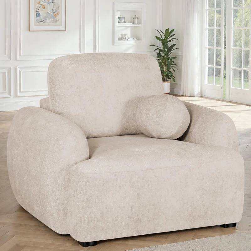 Canapé / fauteuil en tissu anti tache - HARMONIE