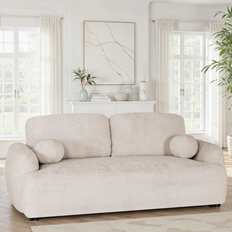 Canapé / fauteuil en tissu anti tache - HARMONIE