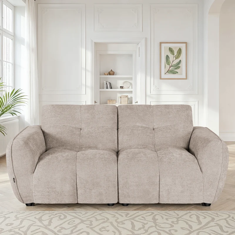 Canapé / fauteuil en tissu anti tache - SOLENE
