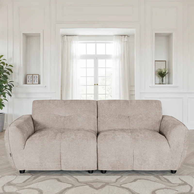 Canapé / fauteuil en tissu anti tache - SOLENE