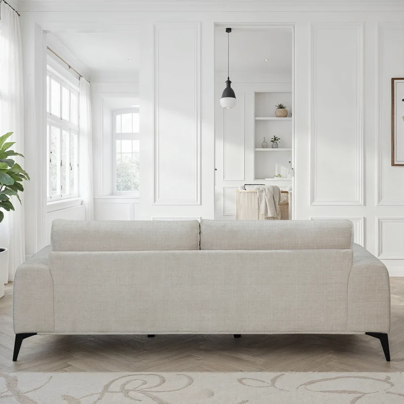 Canapé / fauteuil / pouf / Canapé Angle en tissu anti tache - HELENA