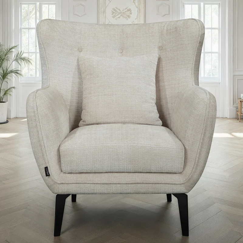 Canapé / fauteuil / pouf / Canapé Angle en tissu anti tache - HELENA