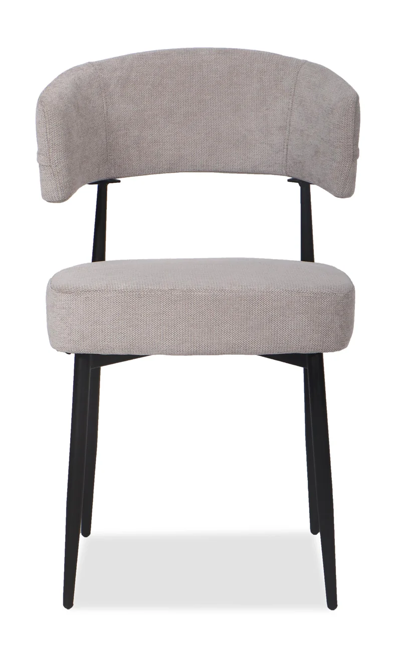 Chaise en tissu anti tache, 53x51xH83CM - YAARA
