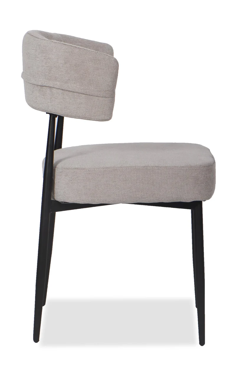 Chaise en tissu anti tache, 53x51xH83CM - YAARA