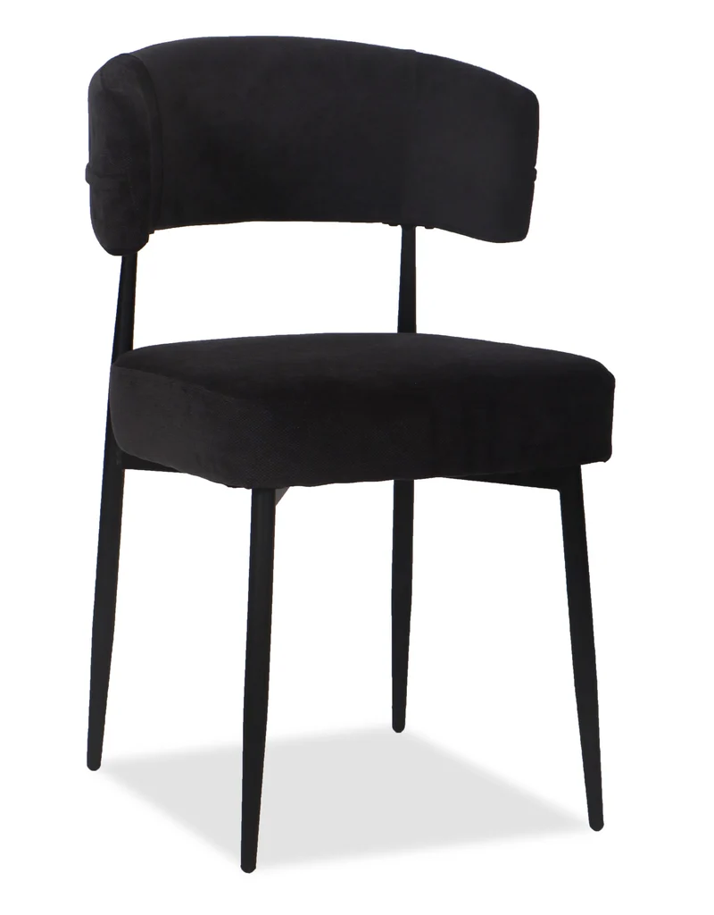 Chaise en tissu anti tache, 53x51xH83CM - YAARA