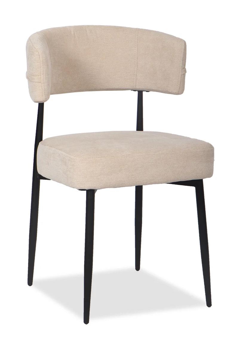 Chaise en tissu anti tache, 53x51xH83CM - YAARA