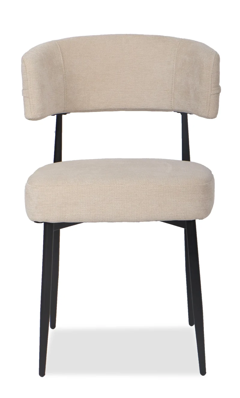 Chaise en tissu anti tache, 53x51xH83CM - YAARA