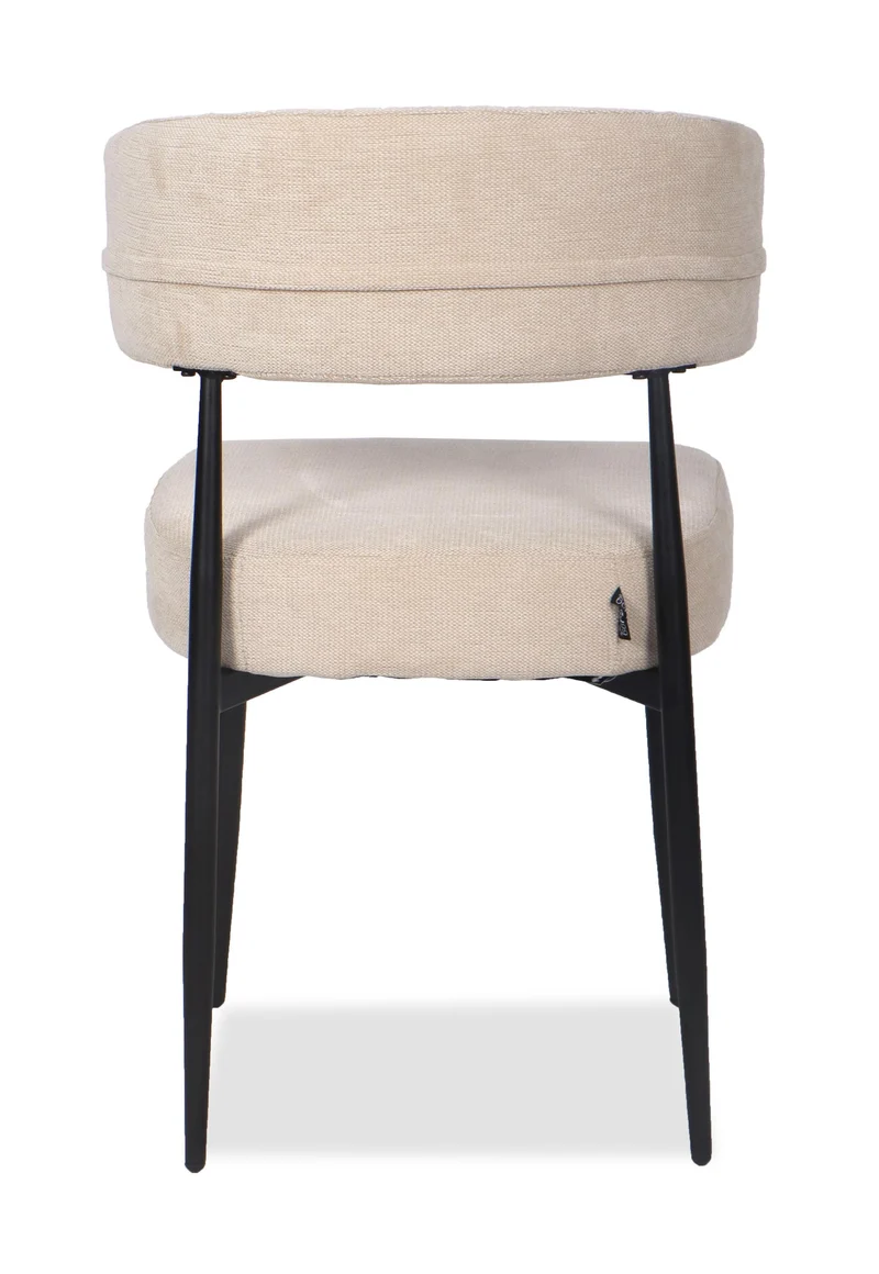 Chaise en tissu anti tache, 53x51xH83CM - YAARA