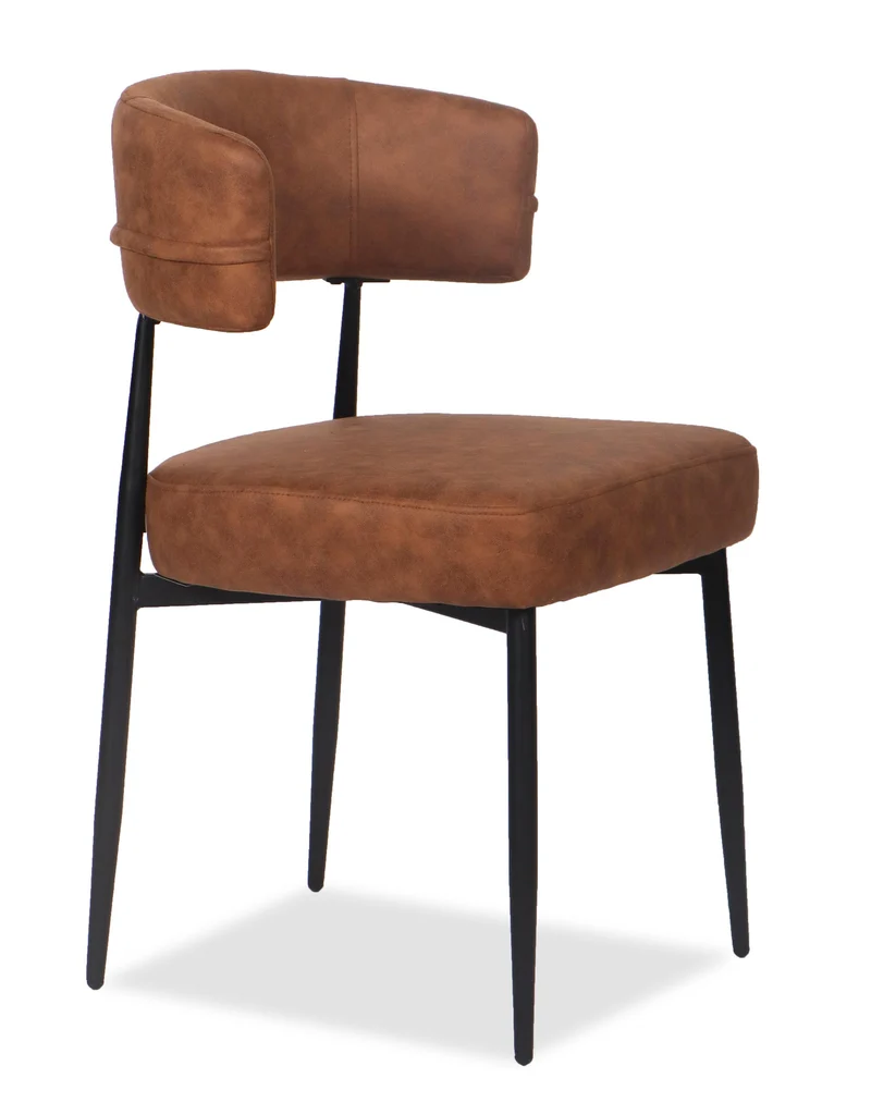 Chaise en tissu anti tache, 53x51xH83CM - YAARA