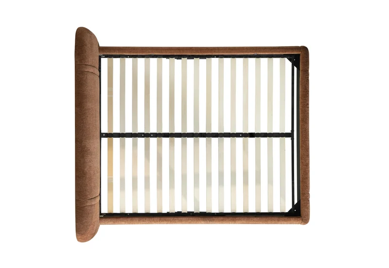 Lit en tissu avec sommier Cocoon