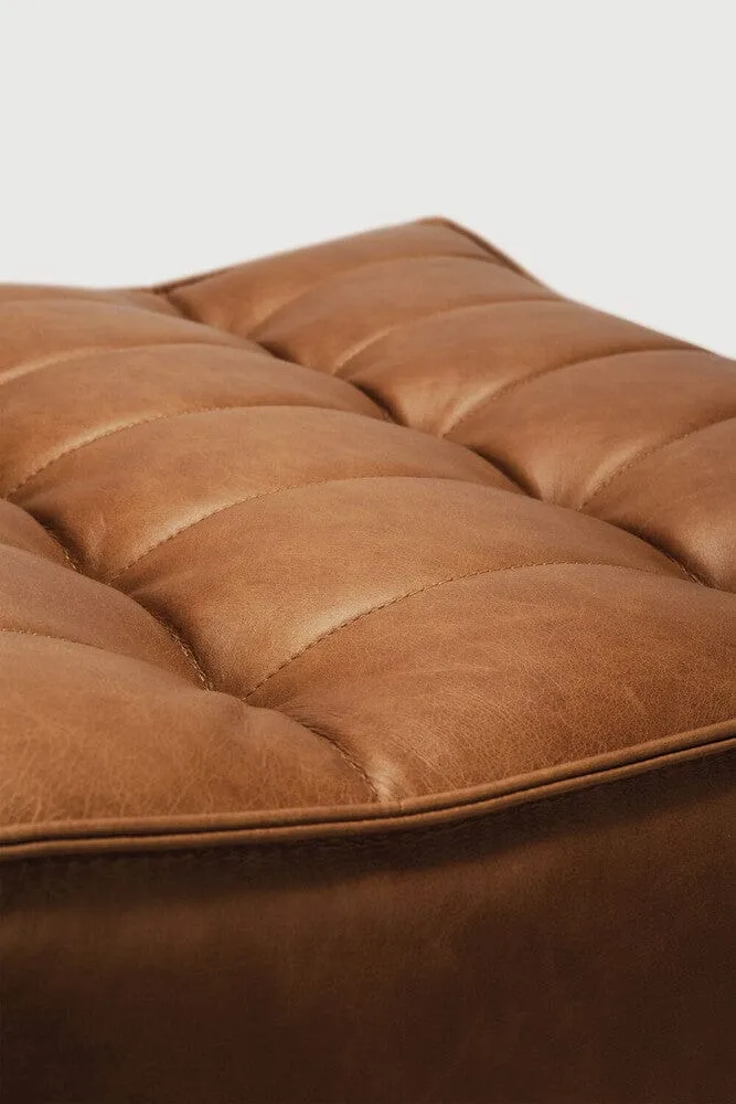 Ethnicraft N701 Pouf - Cuire