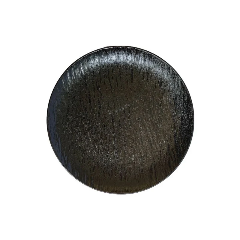 Assiette plate en ceramique, D26,5xH2,5CM