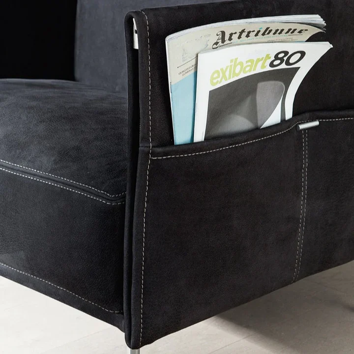 Fauteuil en cuir - Gamma - Trench