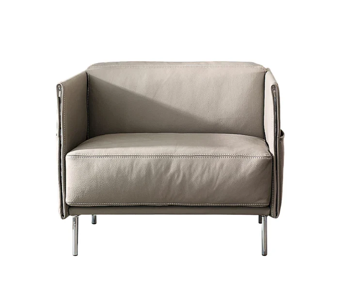 Fauteuil en cuir - Gamma - Trench