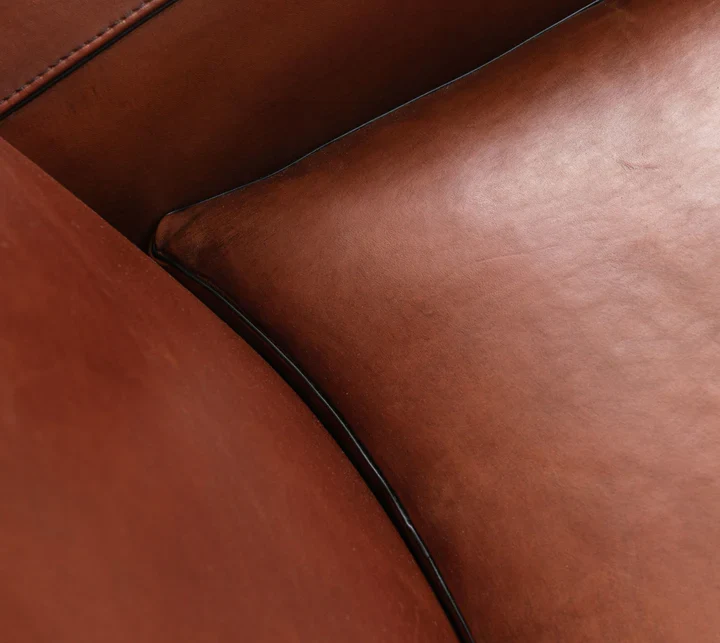 Fauteuil club - Cuir basane - St Nicolas