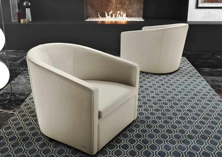 Fauteuil en cuir - Gamma - Pretty