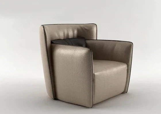 Fauteuil en cuir - Gamma - Tulip
