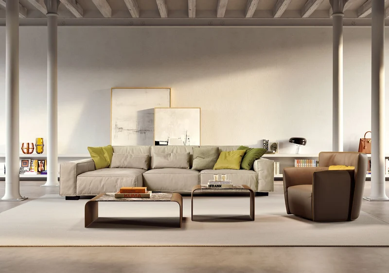 Fauteuil en cuir - Gamma - Tulip