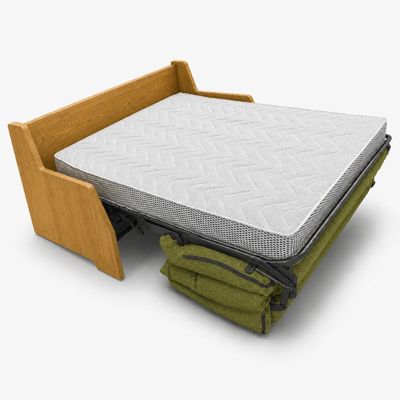 Canapé convertible express vert 160 cm | Refuge