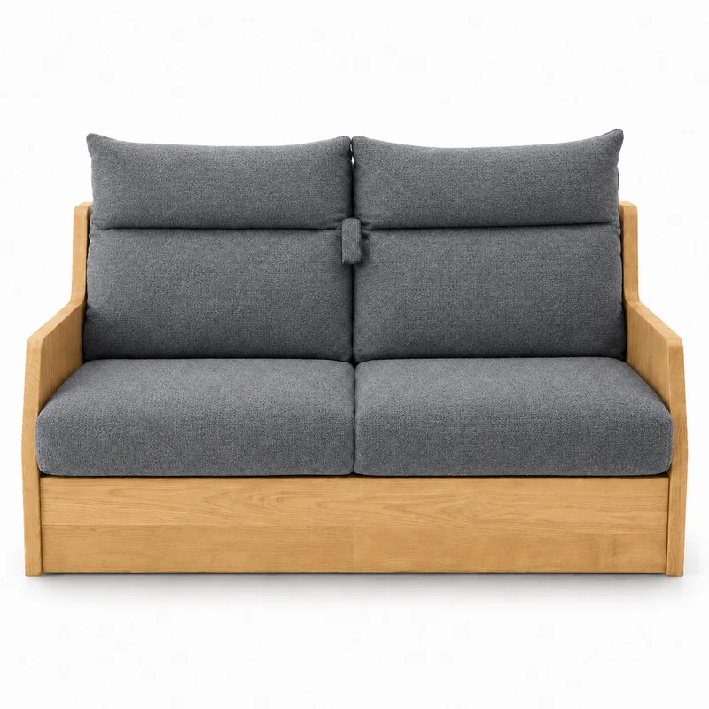 Canapé convertible express gris 160 cm | Refuge