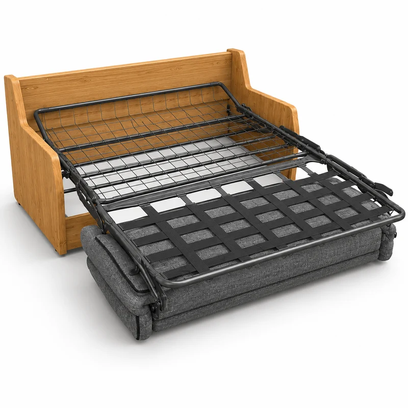 Canapé convertible express gris 160 cm | Refuge