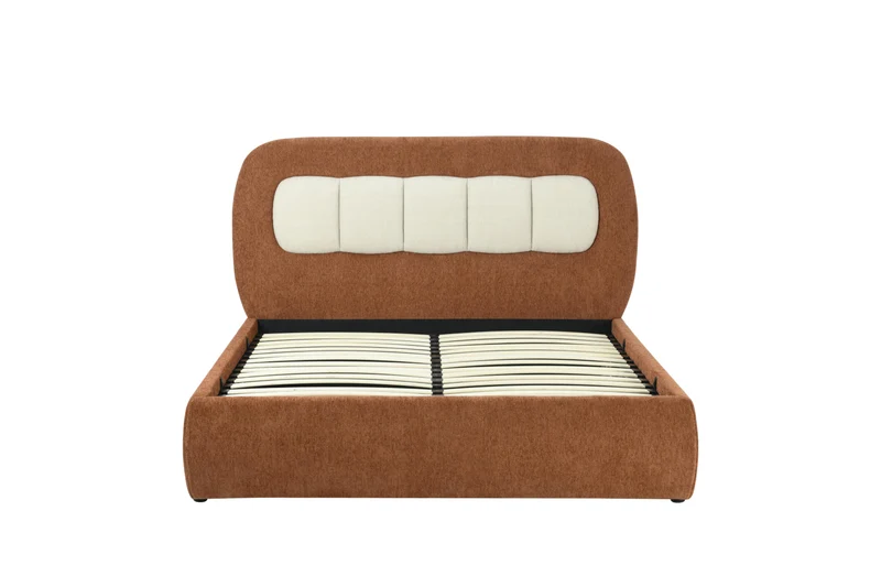 Lit en tissu avec sommier Nova