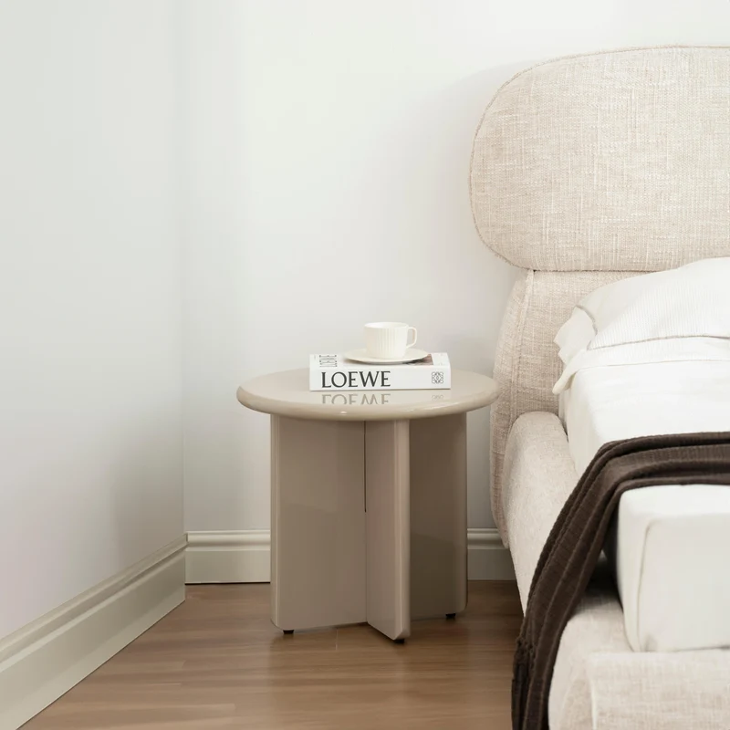 Lit en tissu avec sommier inclus Emilie