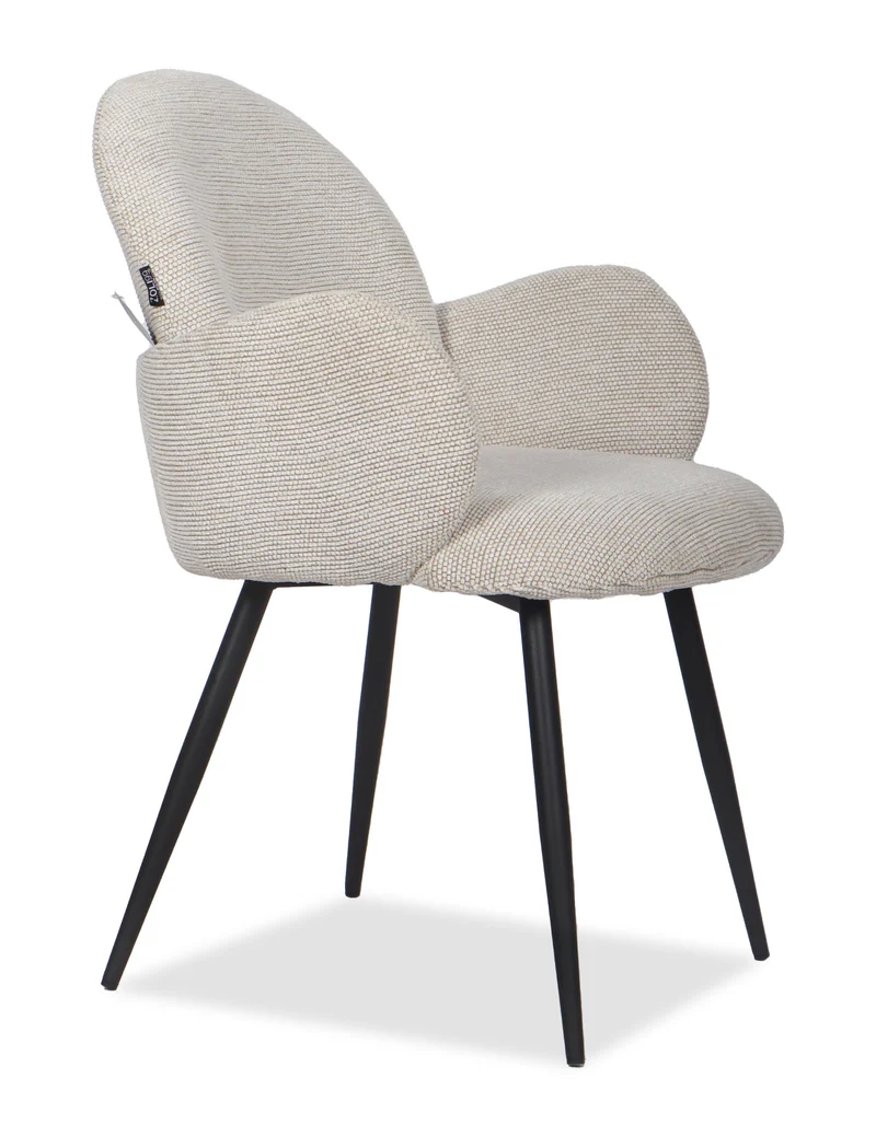 Chaise en tissu anti tache, 64x60xH84CM - EDEN