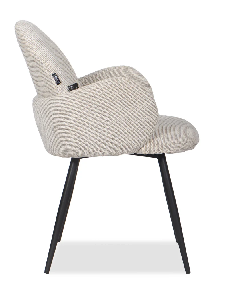 Chaise en tissu anti tache, 64x60xH84CM - EDEN