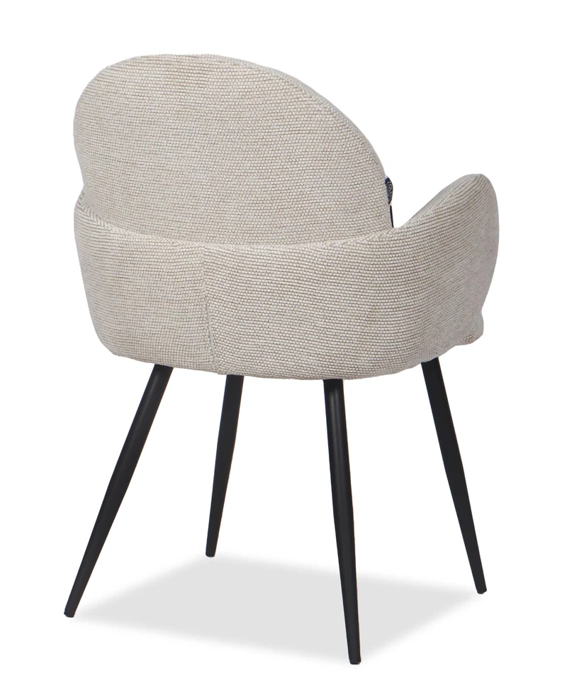 Chaise en tissu anti tache, 64x60xH84CM - EDEN
