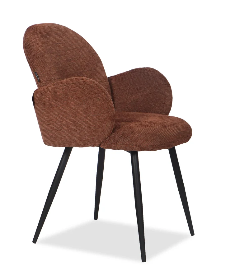 Chaise en tissu anti tache, 64x60xH84CM - EDEN