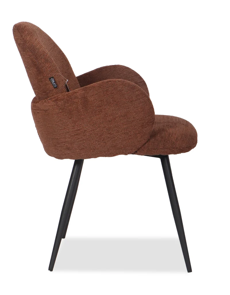 Chaise en tissu anti tache, 64x60xH84CM - EDEN