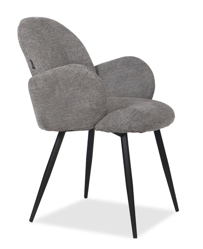 Chaise en tissu anti tache, 64x60xH84CM - EDEN