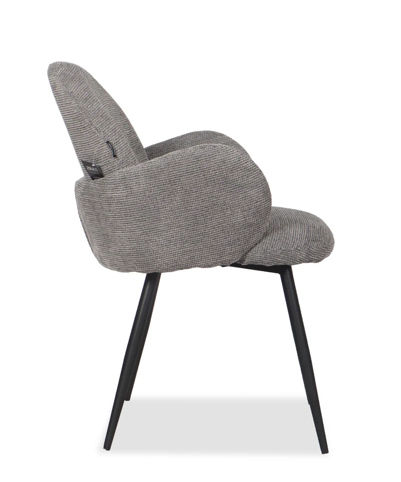 Chaise en tissu anti tache, 64x60xH84CM - EDEN
