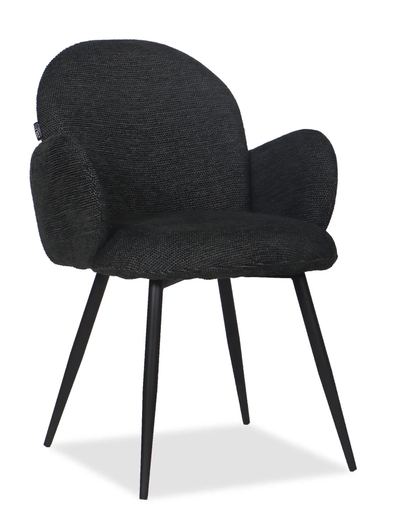 Chaise en tissu anti tache, 64x60xH84CM - EDEN
