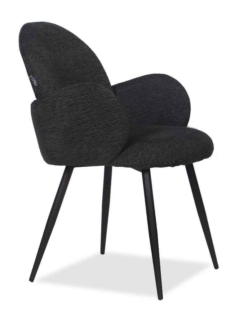 Chaise en tissu anti tache, 64x60xH84CM - EDEN