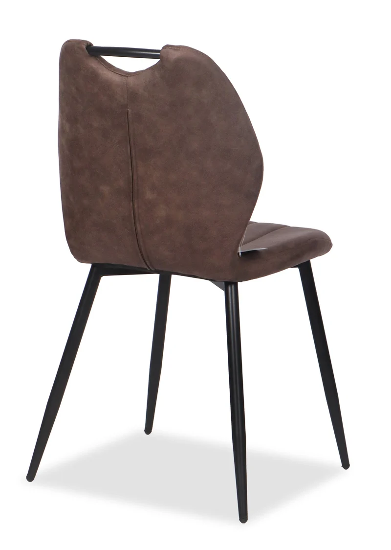 Chaise en tissu anti tache, 55x48xH85CM - YAEL