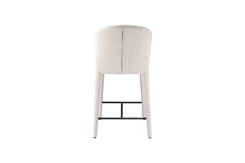 Chaise haute tabouret de bar en tissu anti tache, 57x51xH98CM - NOAM