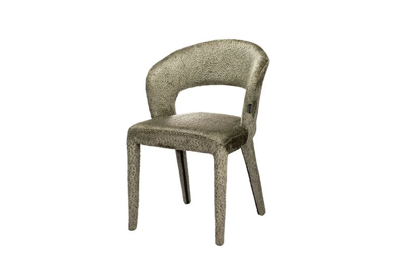 Chaise en tissu anti tache, 60x55xH81CM - TOVI